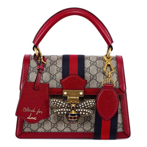 gucci queen bee purse|genuine Gucci padlock bag.